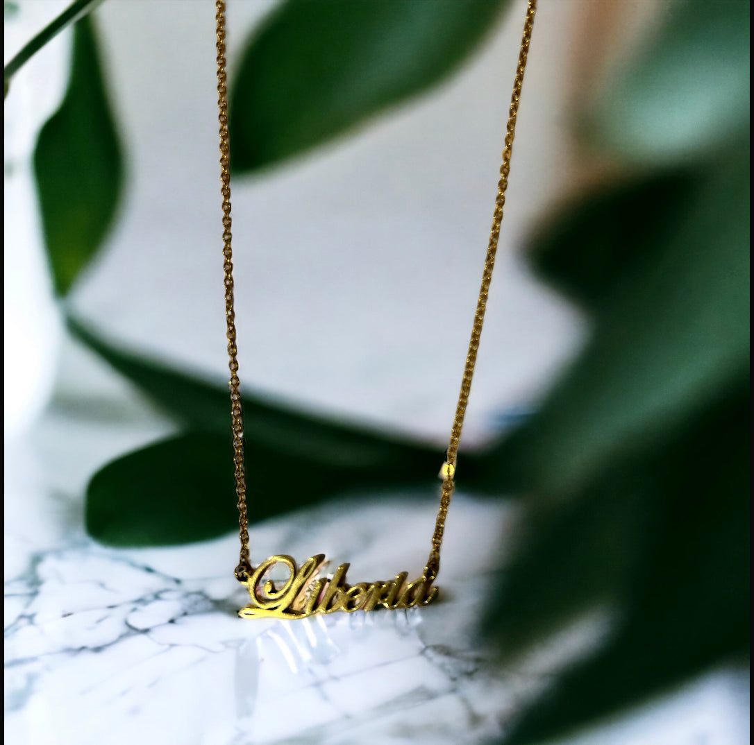 Ɱi LokƐ Liberian name plate